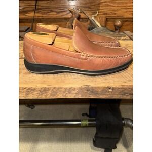 Cole‎ Haan Air Slip-On Loafers Brown Leather Size 10 M Non-Slip Sole Comfort